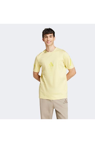 adidas Z.N.E. Men's Yellow T-Shirt