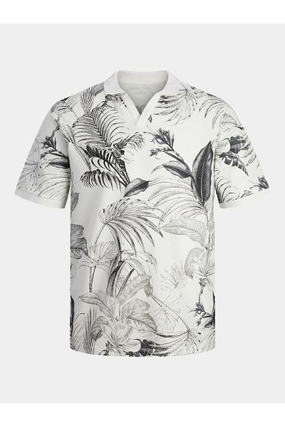Jack & Jones Tricou polo pentru bărbați Jack Jones 12250733 Alb
