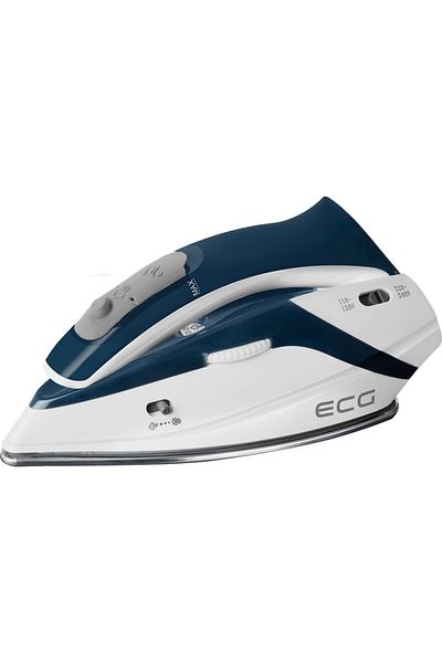 ECG Fier de calcat pentru voiaj ECG NZ 210, talpa otel inoxidabil, 1000 W, abur vertical