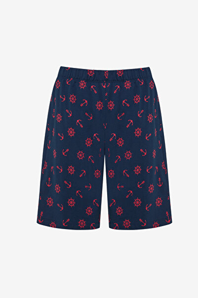 Penti Anchor Çok Renkli Şortlu Pijama Takımı