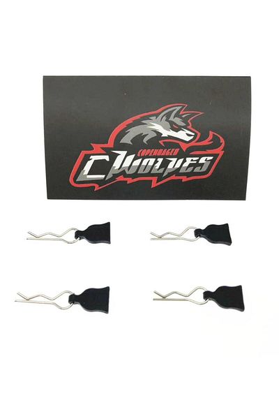 Choice black 4pc/set 1/10 Clip R Pins Body Shell Easy to disassemble Silica gel for RC Hobby Model Car HPI