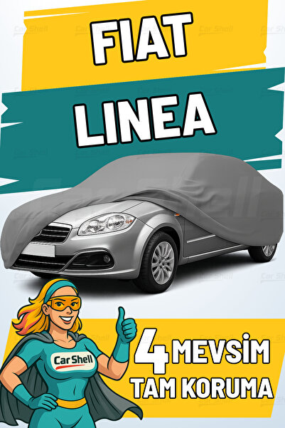 Car Shell Fiat Linea Uyumlu Araba Brandası Su ve Güneş Geçirmez Çizilmez Mifl...