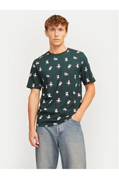 Jack & Jones jack jones Men's T-Shirt 12265399 Green