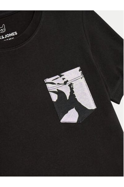 Jack & Jones Tricou Jack Jones Junior pentru băieți 12257614 Negru