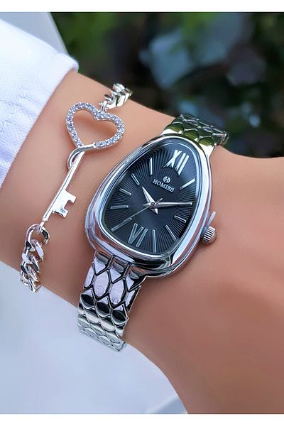 Homies Original Invoice Waterproof Women's Wrist Watch with Bracelet Gift