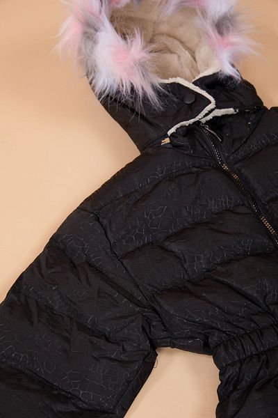 TOFİSA Girl's Black Coat 23902