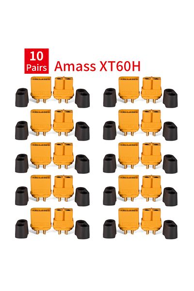 Choice Amass 10Pair XT60H 9IMOD 5/10pairs XT60 XT30 XT90 T-plug Male Female Bullet Connectors Amass XT30U X