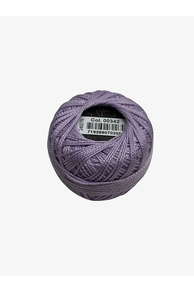 Yiğit Kumaş Embroidery Thread (Etamine Thread) Anchor No:8 Lilac Color 342