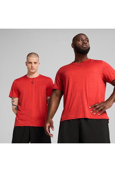 Puma Puma Essentials Heather Cat Men's Red Training T-Shirt