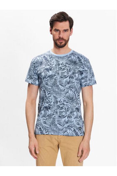 Indicode Tricou bărbătesc Palme 40-935 albastru