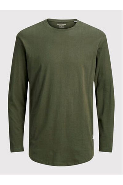 Jack & Jones Jack Jones Tricou cu mânecă lungă pentru bărbați 12190128 Verde