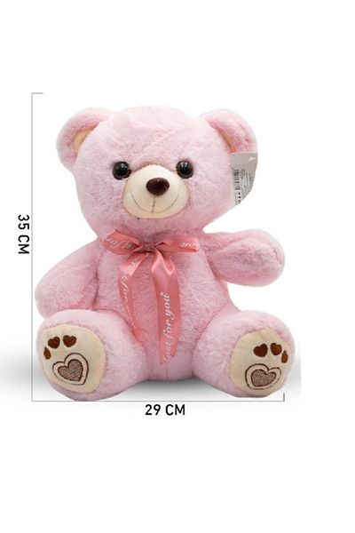 rexa Soft Teddy Bear Plush Stuffed Cute Adorable Toy With Neck Bow – 35CM x 29CM