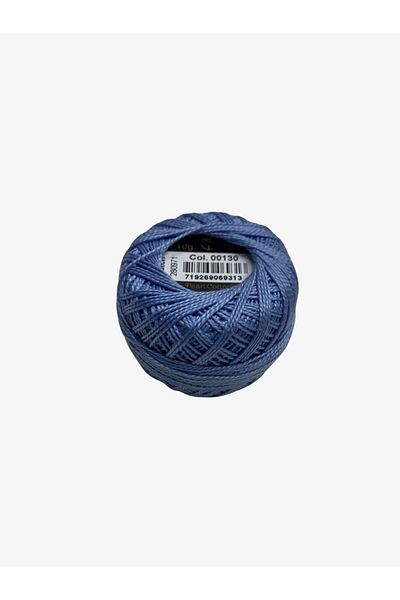 Yiğit Kumaş Embroidery Thread (Etamine Thread) Anchor No:8 Indigo Blue Color 130