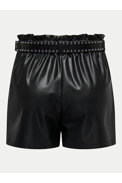 JDY Women's Faux Leather Shorts 15336992 Black
