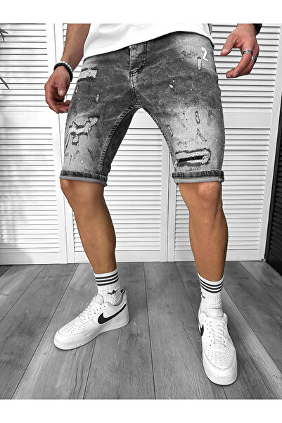 dehaine Men's slim fit faded jeans, 5719, Grey