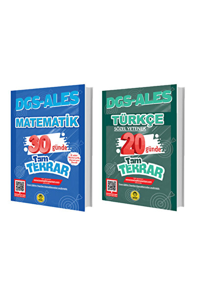 Tasarı Yayınları DGS - ALES TEKRAR SET