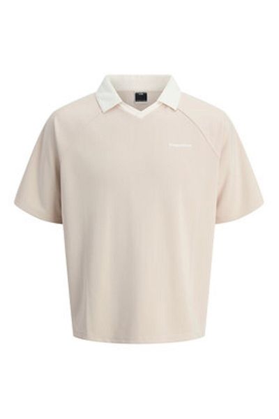 Jack & Jones Tricou polo pentru bărbați Jack Jones 12276758 Bej