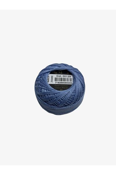 Yiğit Kumaş Embroidery Thread (Etamine Thread) Anchor No:8 Blue Color 129