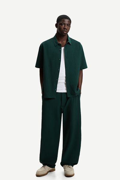 Bershka Pleated baggy jogger trousers