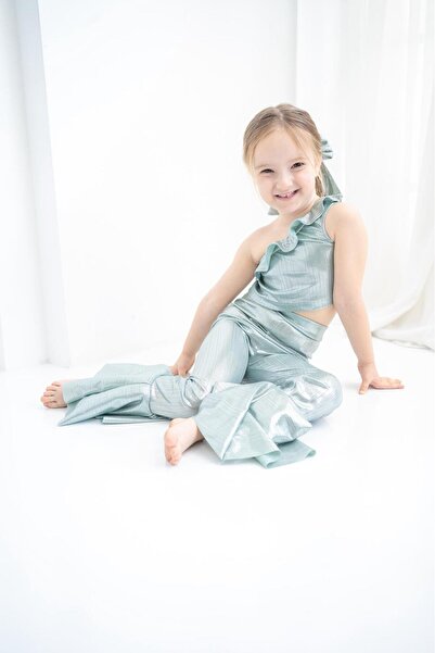 mon icone Shiny Set of 3 - Pants Blouse Buckle