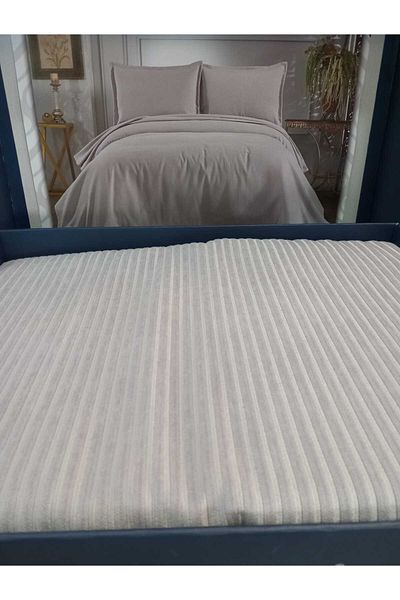 HİKMET ÇAPA HOME Single Person Premium Quality Multi-Purpose Pique and Single Pillow Case & Bed Cover 240X175