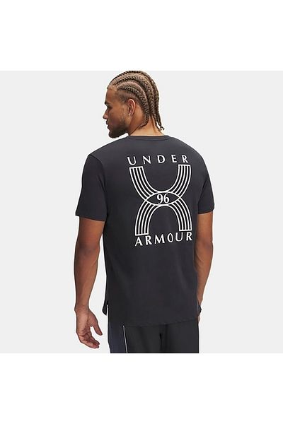 Under Armour Ανδρικό μπλουζάκι για τρέξιμο Run 96 Sleeve σε γκρι χρώμα