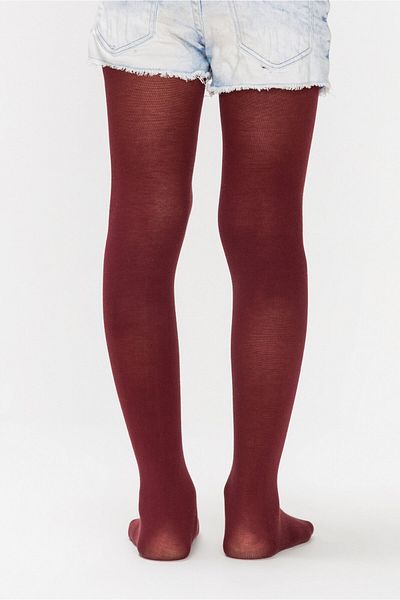Penti Claret Red Kids Extra Cotton Pantyhose