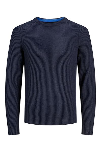 Jack & Jones Pulover Jack Jones Junior pentru băieți 12236760 Bleumarin