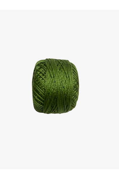 Yiğit Kumaş Embroidery Thread (Etamine Thread) Anchor No:8 Green Color 267