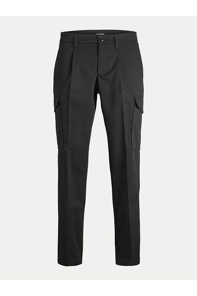 Jack & Jones jack jones Mens Fabric Trousers 12247358 Black