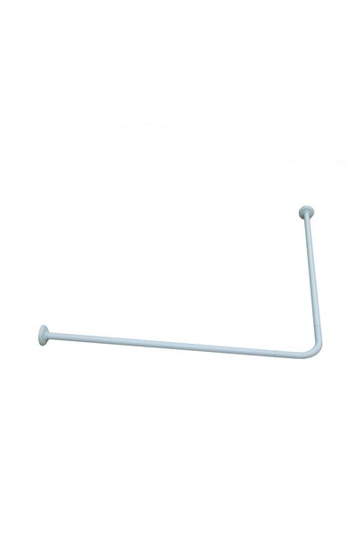 Italbox Bară pentru perdea de duș, metalică, cu 2 sau 3 laturi, 90x90cm sau 90x180cm, fixare cu șuruburi pentru lemn