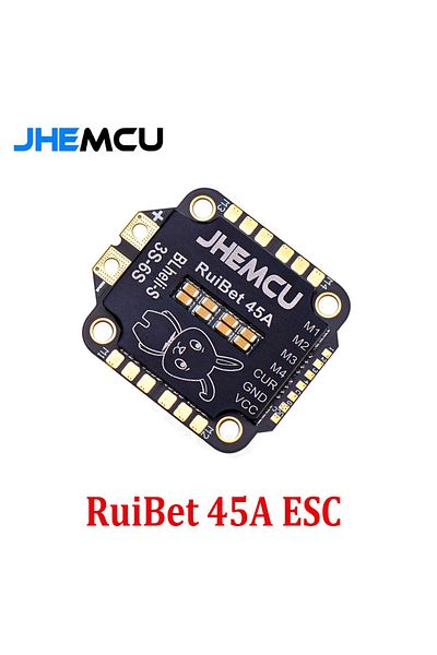 Choice RuiBet 45A ESC JHEMCU RuiBet 45A/55A ESC BLHELI_S Dshot600 4in1 Brushless ESC 3-6S 30.5X30.5 M4 for