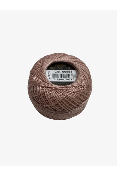 Yiğit Kumaş Embroidery Thread (Etamine Thread) Anchor No:8 Powder Color 893