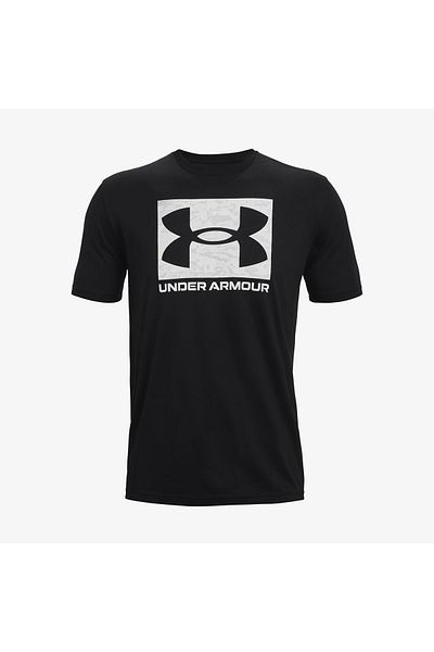 Under Armour Μπλουζάκι Abc Camo Boxed Logo Ss Erkek Siyah