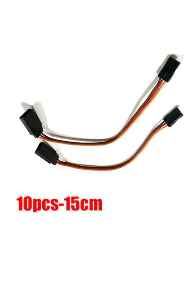 Choice 15cm-10pcs 10Pcs 10/15/ 20 / 30 / 50/100cm Servo Extension Lead Wire Cable for RC Futaba JR Male To