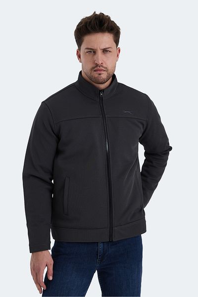 Slazenger HEBEL IN Ανδρικά Παλτό & Παλτό Σκούρο Γκρι