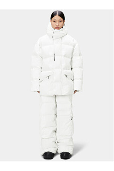 Rains Geacă de damă cu puf 15050 albă