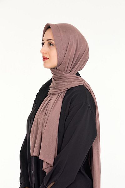 Sensu Hijab Practical Snap-on Έτοιμο χτενισμένο βαμβακερό σάλι