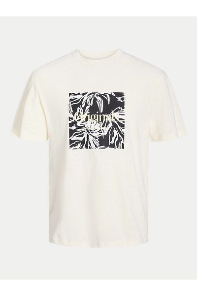 Jack & Jones jack jones Men's T-Shirt 12250436 Ecru