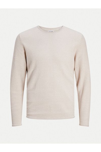 Jack & Jones jack jones Mens Sweater 12258407 Beige