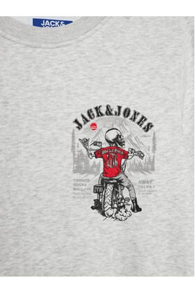 Jack & Jones Hanorac Jack Jones Junior pentru băieți 12259869 Gri