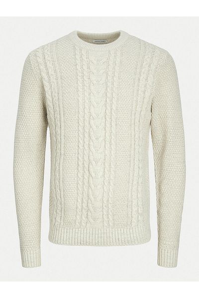 Jack & Jones jack jones Mens Sweater 12258480 Ecru