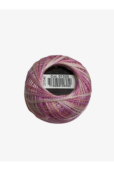 Yiğit Kumaş Embroidery Thread (Etamine Thread) Anchor No:8 Marbled Pink Color 1320