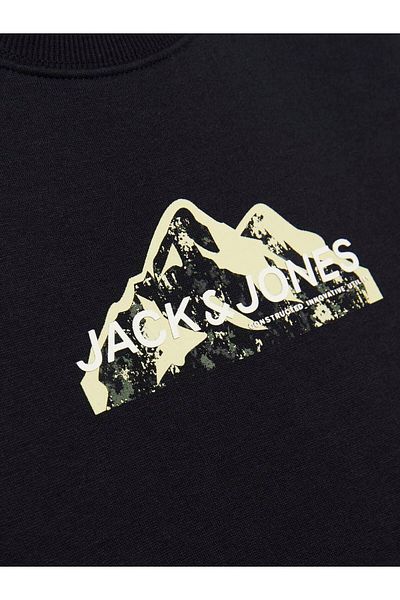 Jack & Jones Hanorac Jack Jones Junior pentru băieți 12263372 Negru