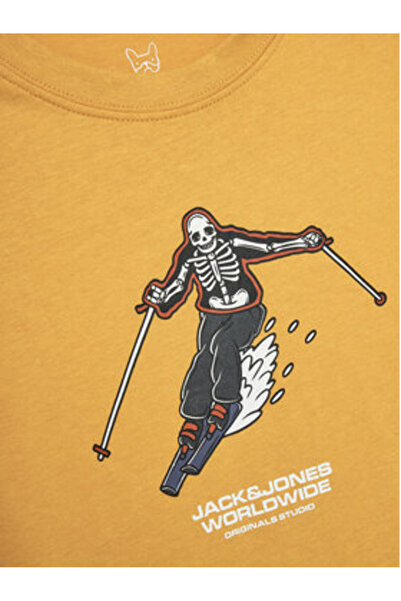 Jack & Jones Tricou Jack Jones Junior pentru băieți 12267395 Maro