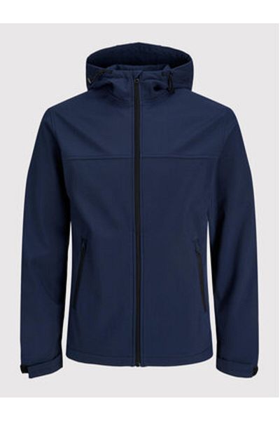 Jack & Jones jack jones Mens Softshell Jacket 12212363 Navy Blue