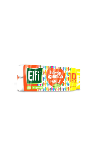 Elfi Elfi Family Toilet Paper, 2 Layers, 10 Rolls/Box