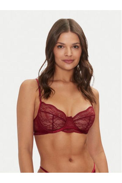 Hunkemöller hunkemoller Women's Underwired Bra 206364 Burgundy