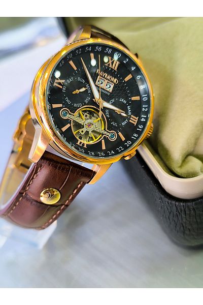 Raymond Automatic Mechanism Men's Wristwatch