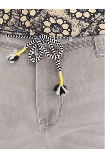 Indicode Pantaloni scurți din denim Ramon pentru bărbați, gri, 70-541